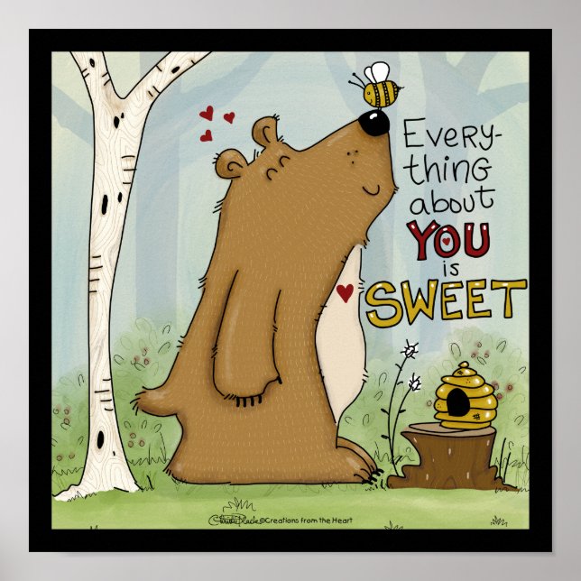 Poster Tudo sobre você é doce (Frente)