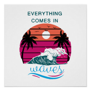 Póster Tudo Vem em Ondas