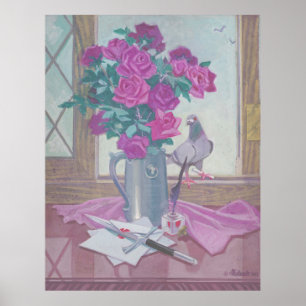 Poster Tudor Rosa - Kulhanek Floral Emblem (1965)