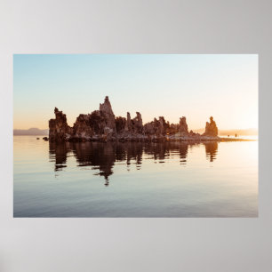POSTER TUFA FORMATIONS AT MONO LAKE.