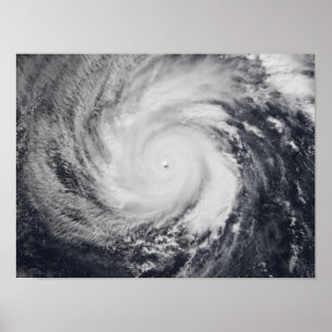 Poster Tufão Faxai no Oceano Pacífico ocidental