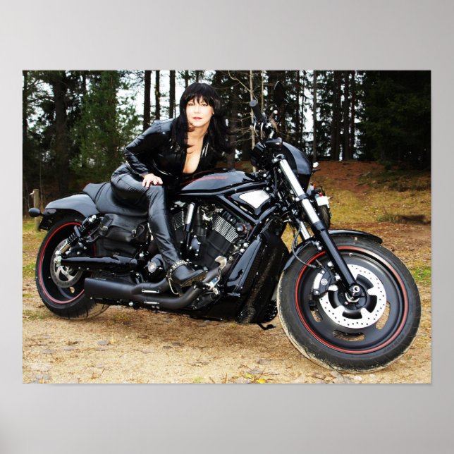 Poster Tuff motocikel Mc-tjej! (Frente)