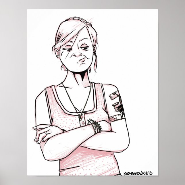 Póster Tuff Sim (Frente)