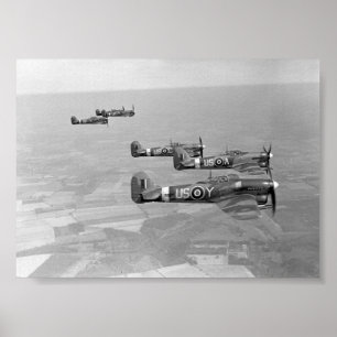 Póster Tufões do vendedor ambulante de 56 Sqn. RAF