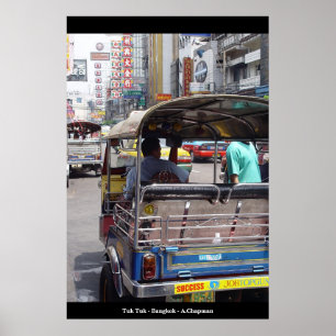 Póster Tuk Tuk Banguecoque