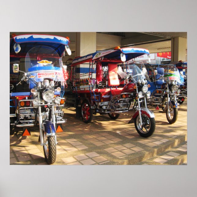 Poster Tuk Tuk Showroom ... Udon Thani, Isaan (Frente)