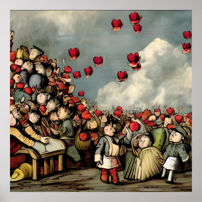 Poster Tulip mania - a bolha rebentando (Frente)