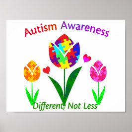 Poster Tulipa de Sensibilização Autismo