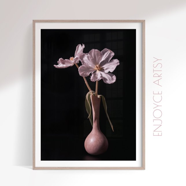 Poster Tulipa selvagem mínima continua a vida na parede i (Criador carregado)