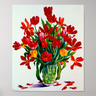 Póster Tulipas