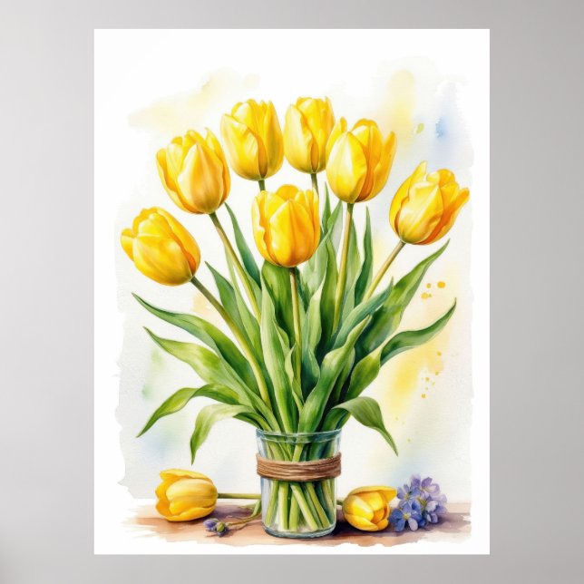 Poster Tulipas (Frente)