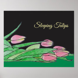 Poster Tulipas Adormecidas