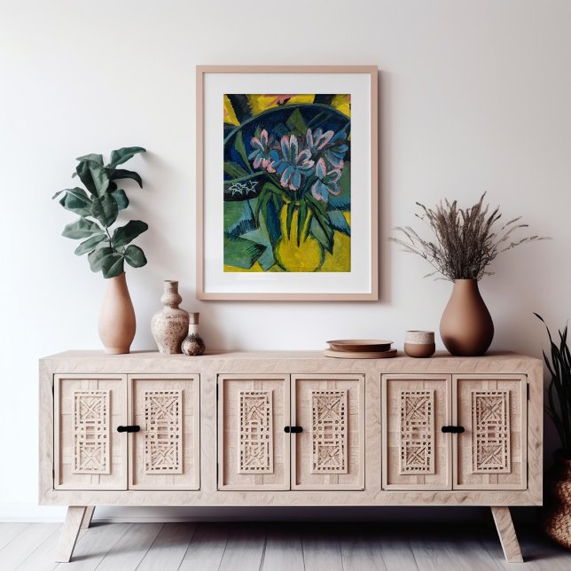 Poster Tulipas com fio | Ernst Ludwig Kirchner (Criador carregado)