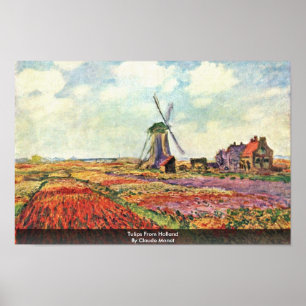 Póster Tulipas de Holland por Claude Monet