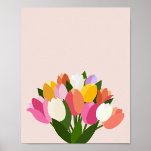 Poster Tulipas frescas 05