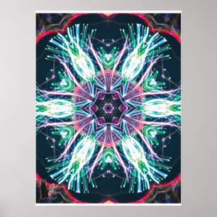 Póster Túlipas Kaleidoscópio