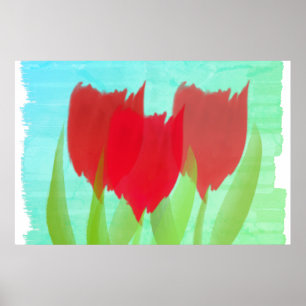 Poster Tulipas Personalizadas