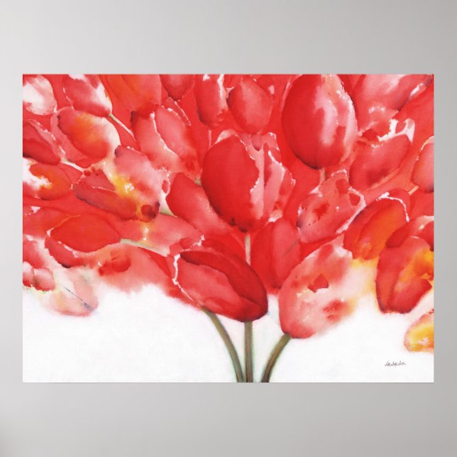 Póster "Tulipas são Pessoas II" (Frente)