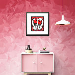 Poster Tulipas Vermelhas Negrito no Estilo Pop moderno<br><div class="desc">Adicione um pop de cor ousada e charme contemporâneo ao seu espaço com esta impressionante arte da tulipa do abstrato. Apresentando duas tulipas vermelhas em um estilo gráfico lúdico, este design destaca-se com suas formas minimalistas e uma paleta de cores moderna de vermelho, preto e branco. Ideal para aqueles que...</div>