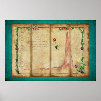 Póster Tulipomania Graph (casa da moeda)