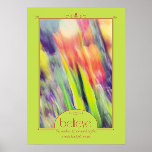 Póster Tulips Art Acredite (Frente)