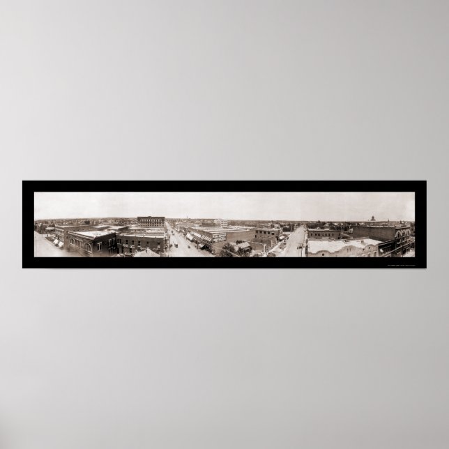 Póster Tulsa Oklahoma Photo 1908 (Frente)