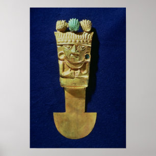 Póster Tumi ou faca cerimonial na forma de