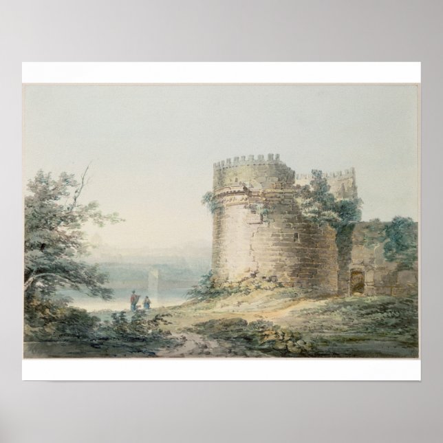 Poster Túmulo de Cecilia Metella, Roma (Frente)