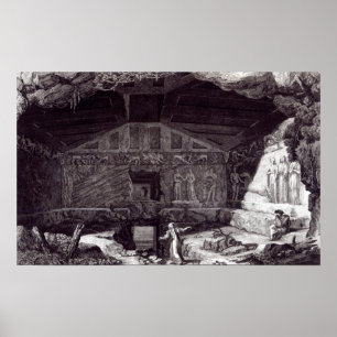 Póster Túmulo de Etruscan, c.1780