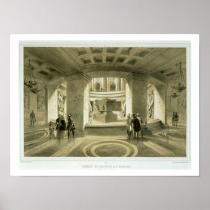 Poster Túmulo de Napoleon (1769-1821) em Invalides, 'de