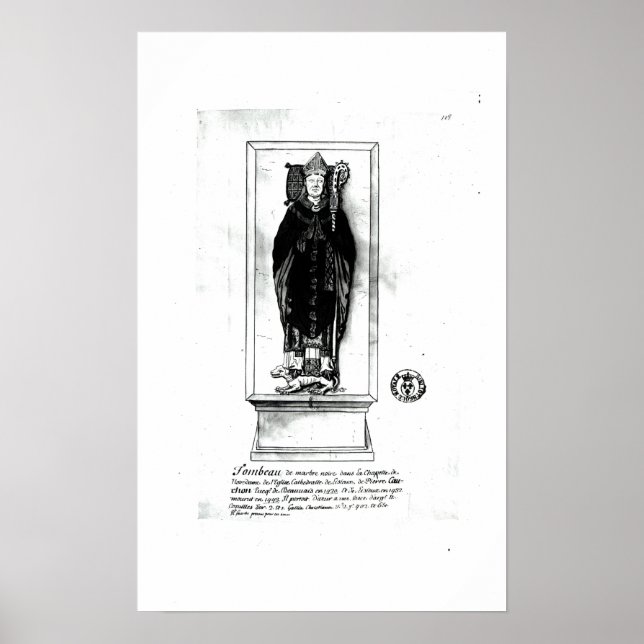 Póster Túmulo de Pierre Cauchon (Frente)