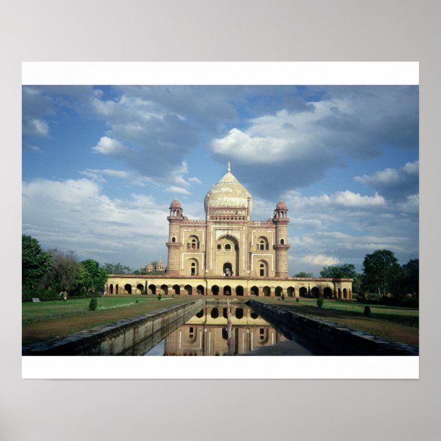 Poster Túmulo de Sardar Jang, Nawab de Oudh e Prime Minis (Frente)