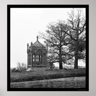 Poster Túmulo do Presidente James Monroe em Richmond 1865