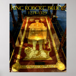 Póster túmulo do rei robert bruce