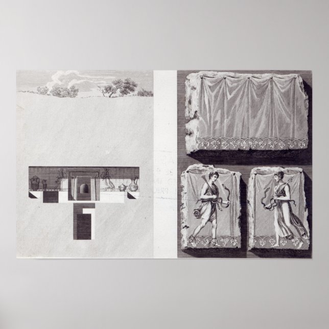 Poster Túmulos Etruscanos, c. 1780 (Frente)