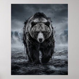 Poster Tundra do Urso Manchado