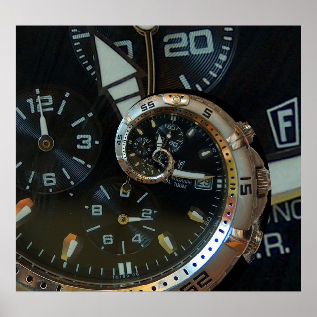 Póster Túneis do tempo (Frente)