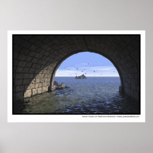 Poster túnel de água