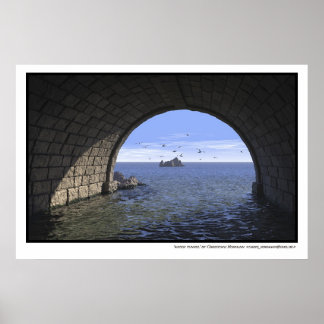 Poster túnel de água