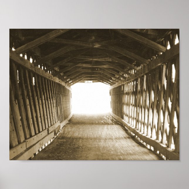 Poster Túnel de luz (Frente)