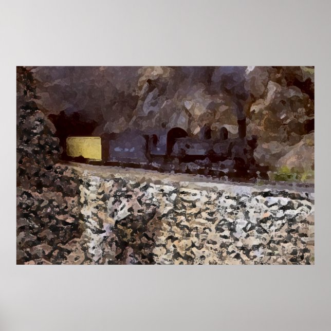 Poster Túnel de montanha (Frente)