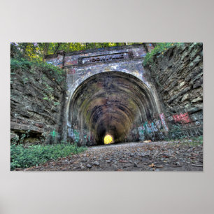 Poster Túnel de Moonville, Condado de Vinton, Ohio