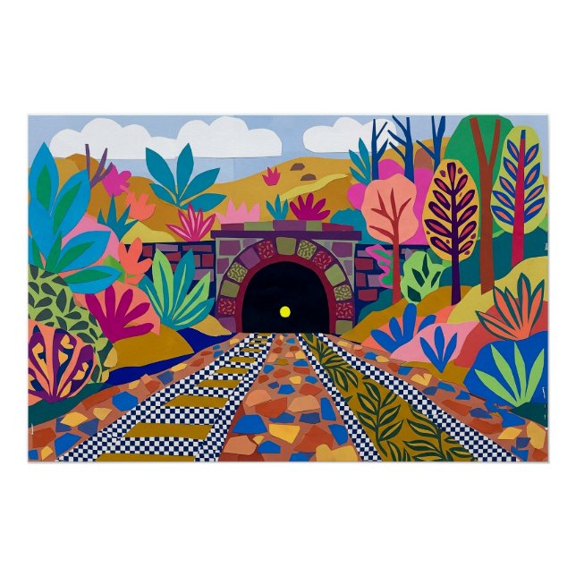 Póster Túnel Dixy, Sowerby Bridge (Frente)