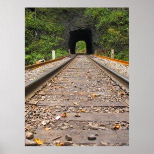 Póster Túnel do comboio