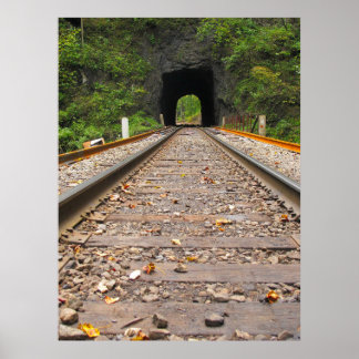 Póster Túnel do comboio