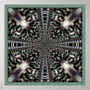 Póster Túnel do comboio com bala