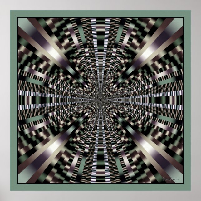 Póster Túnel do comboio com bala (Frente)