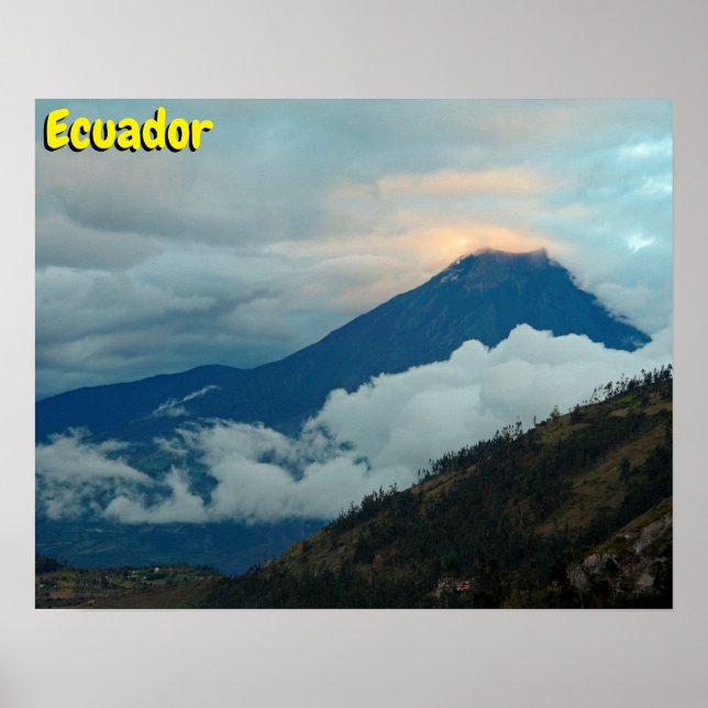 Poster Tungurahua, Equador (Frente)