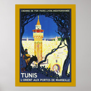 Poster Túnis ~ L'Orient Aux Portes de Marselha