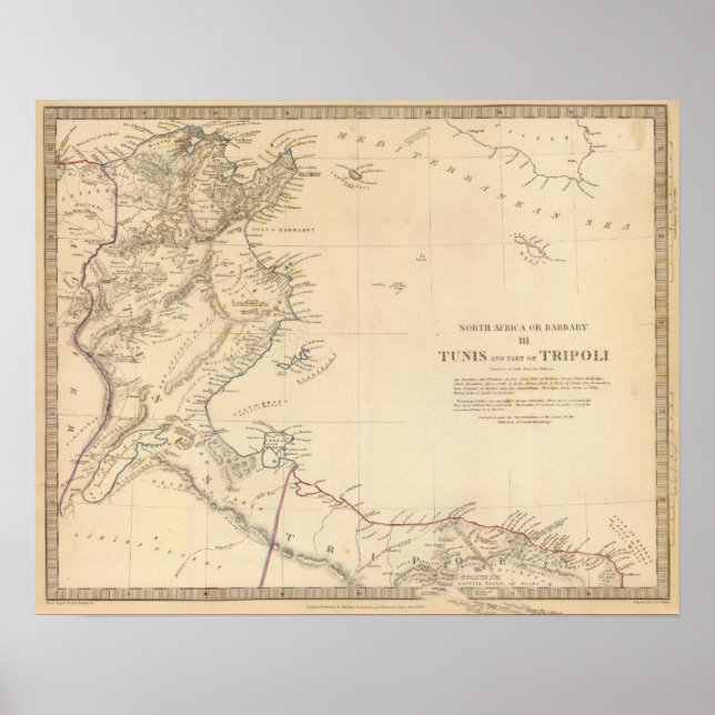 Póster Túnis, Trípoli (Frente)